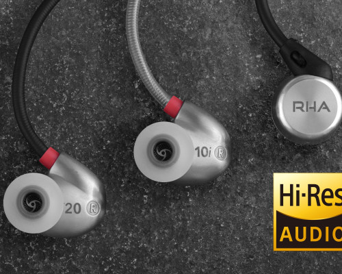 RHA in-ear headphones achieve High-Resolution Audio certification